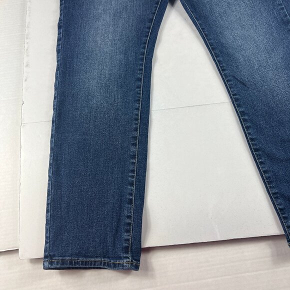 Lucky Brand Jean Men 32x28* 412 Athletic Slim Blue Faded Stretch Denim Tag 32x30 - Picture 6 of 16